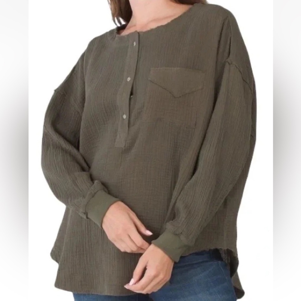 NWT- 7 for all Mankind tunic top
